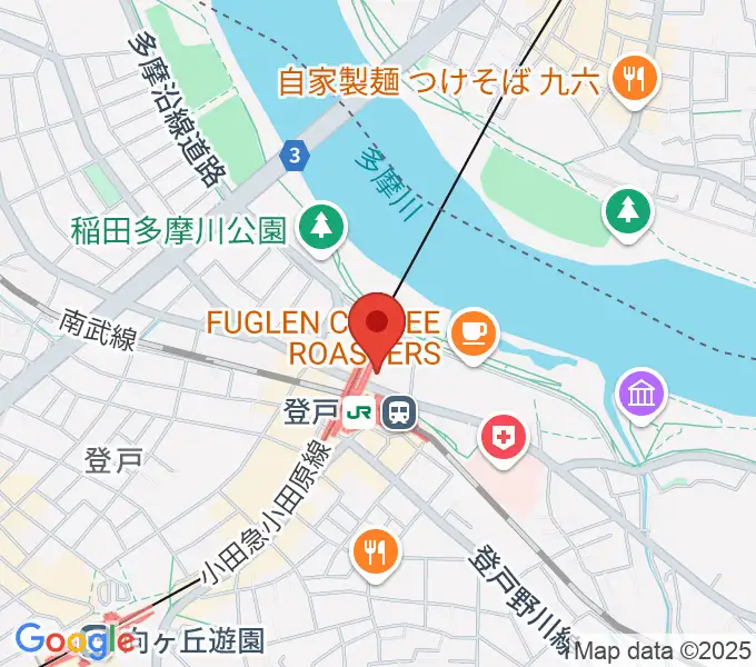 クラウドナインスタジオ 登戸店の地図