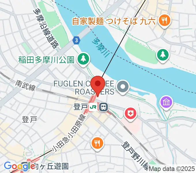 クラウドナインスタジオ 登戸店の地図
