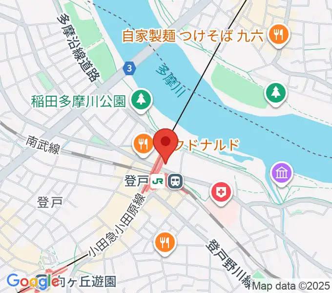 クラウドナインスタジオ 登戸店の地図