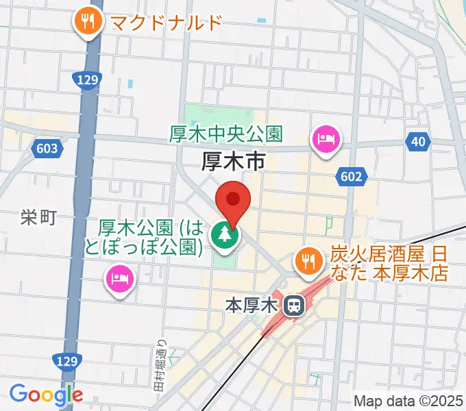 クラウドナインスタジオ 本厚木店の地図