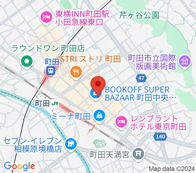 クラウドナインスタジオ 町田店の地図