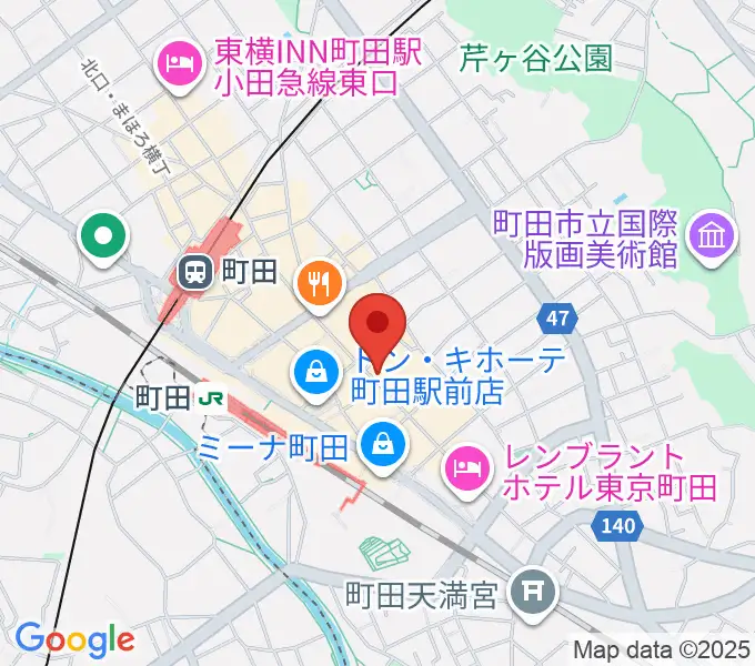 クラウドナインスタジオ 町田店の地図
