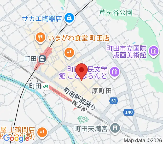 クラウドナインスタジオ 町田店の地図
