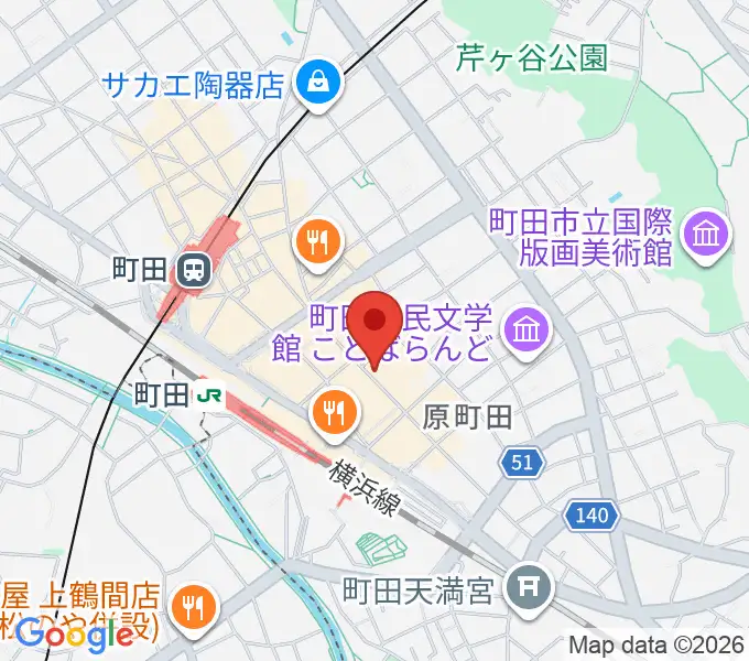 クラウドナインスタジオ 町田店の地図