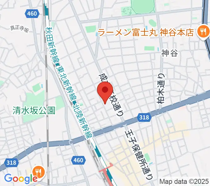 東十条スタジオＪの地図