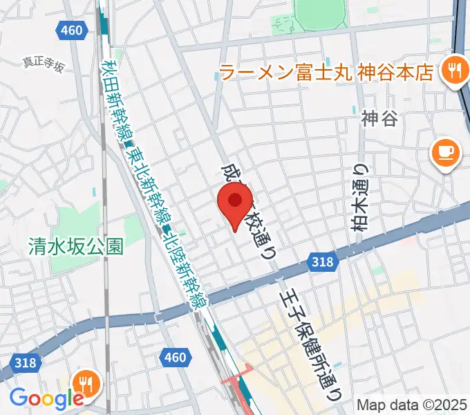 東十条スタジオＪの地図