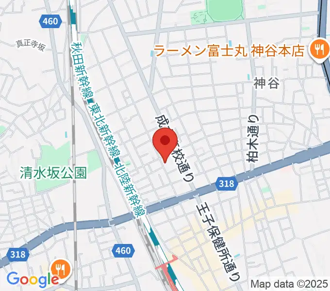 東十条スタジオＪの地図