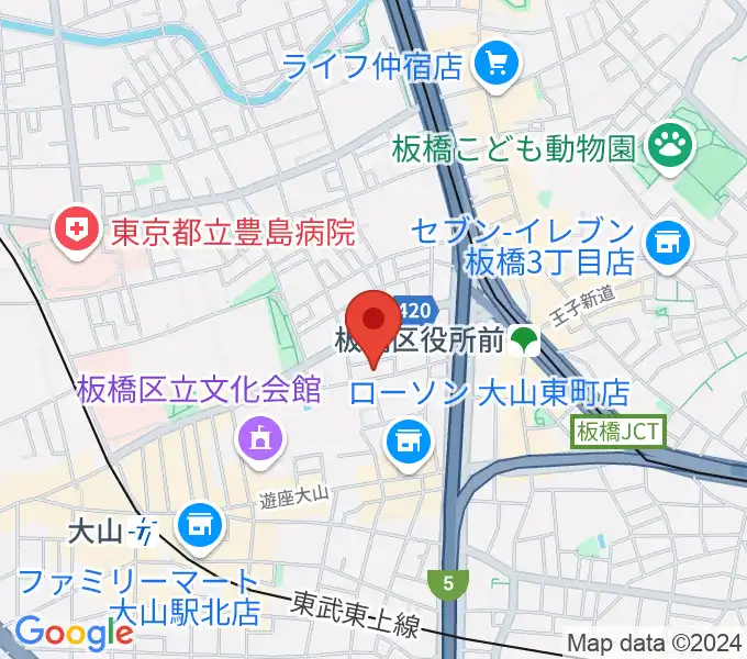 STUDIO ALESの地図