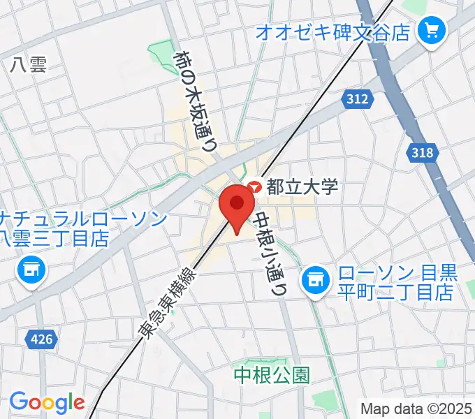 桐朋 子供のための音楽教室 目黒教室の地図