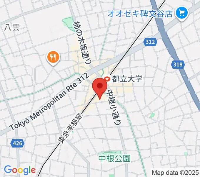 桐朋 子供のための音楽教室 目黒教室の地図