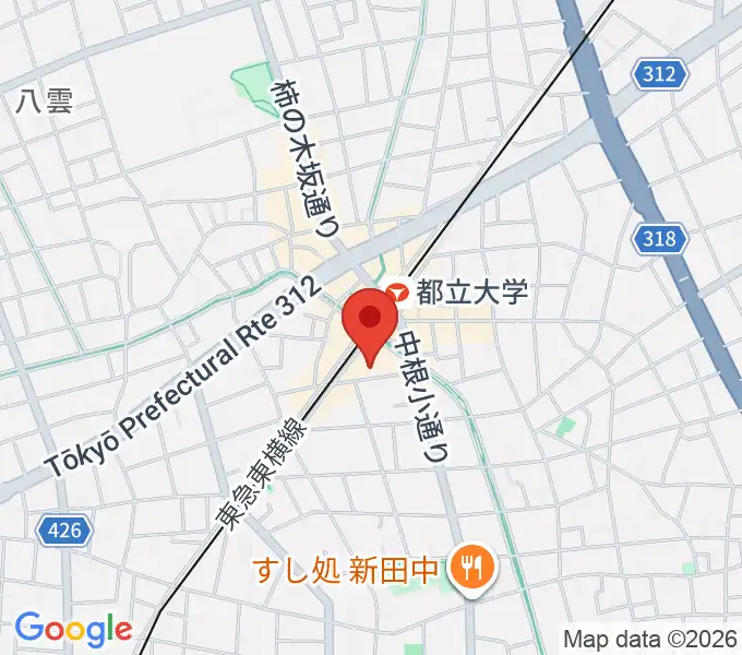 桐朋 子供のための音楽教室 目黒教室の地図