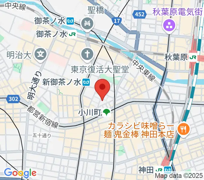 桐朋 子供のための音楽教室 お茶の水教室の地図