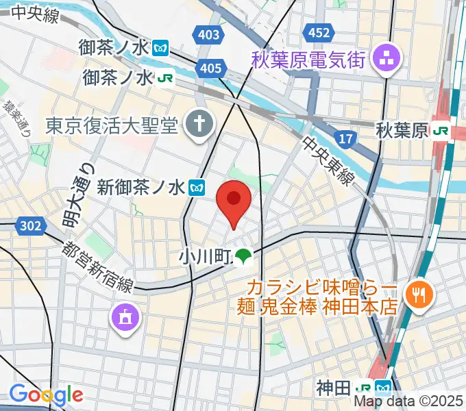 桐朋 子供のための音楽教室 お茶の水教室の地図