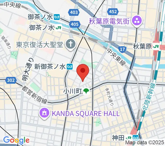 桐朋 子供のための音楽教室 お茶の水教室の地図