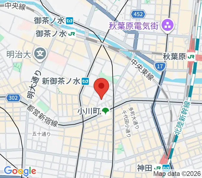 桐朋 子供のための音楽教室 お茶の水教室の地図