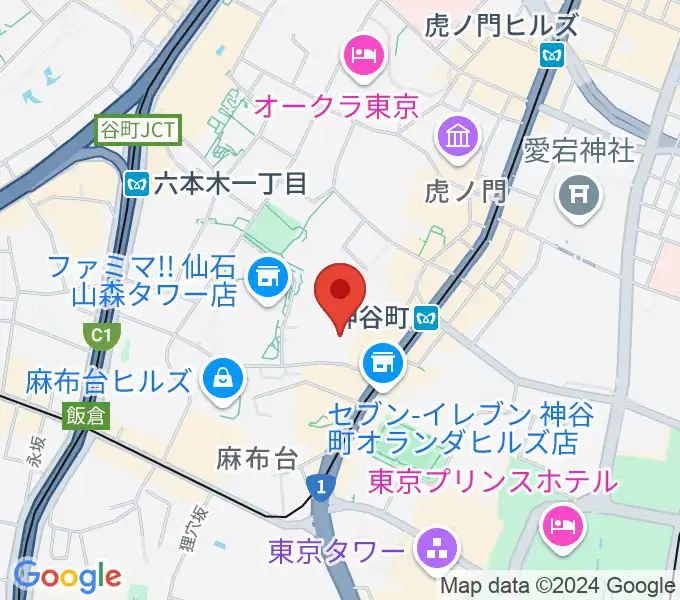 grid studioの地図