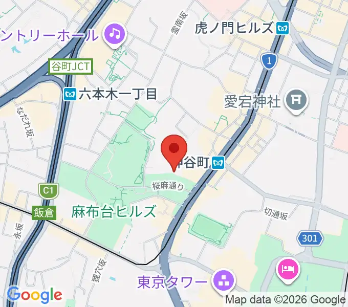 grid studioの地図