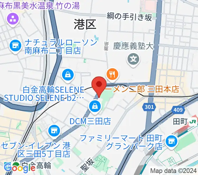 スタジオアワーハウスの地図