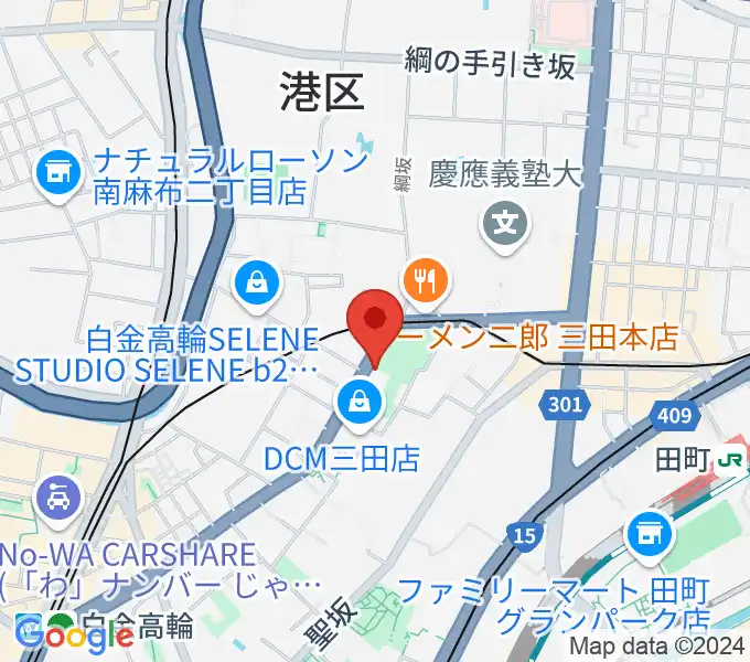 スタジオアワーハウスの地図