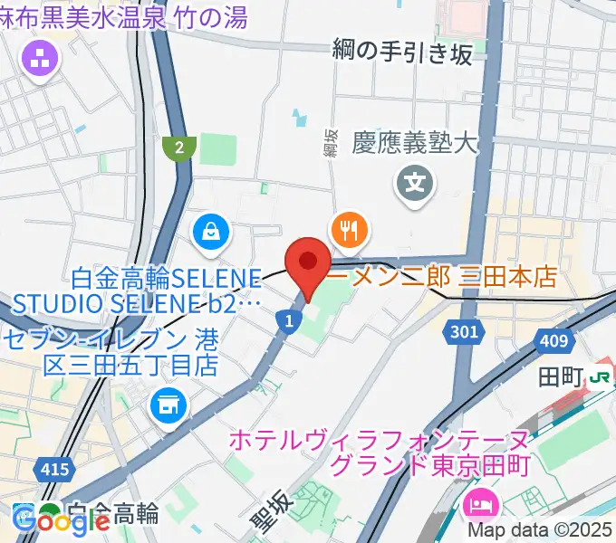スタジオアワーハウスの地図