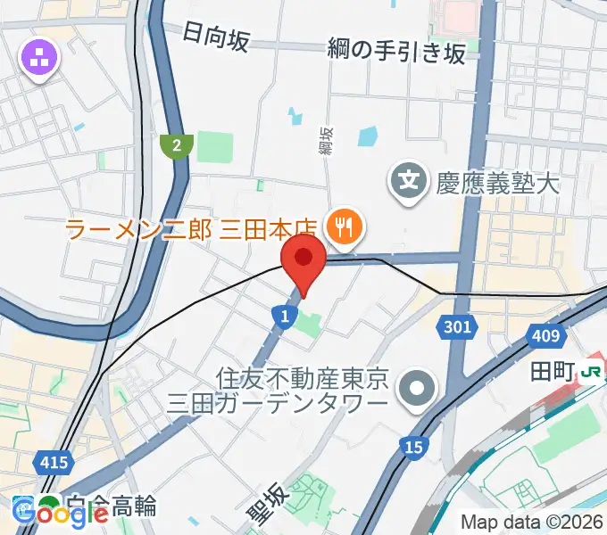 スタジオアワーハウスの地図