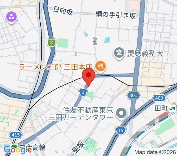 スタジオアワーハウスの地図