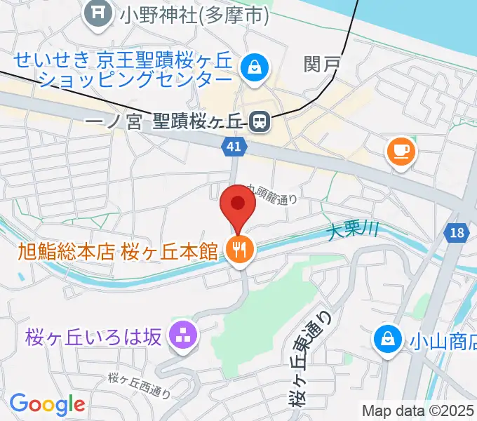 studioABR 聖蹟桜ヶ丘店の地図