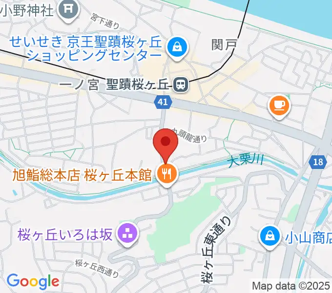 studioABR 聖蹟桜ヶ丘店の地図