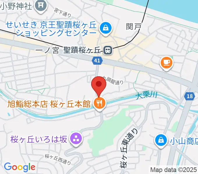 studioABR 聖蹟桜ヶ丘店の地図