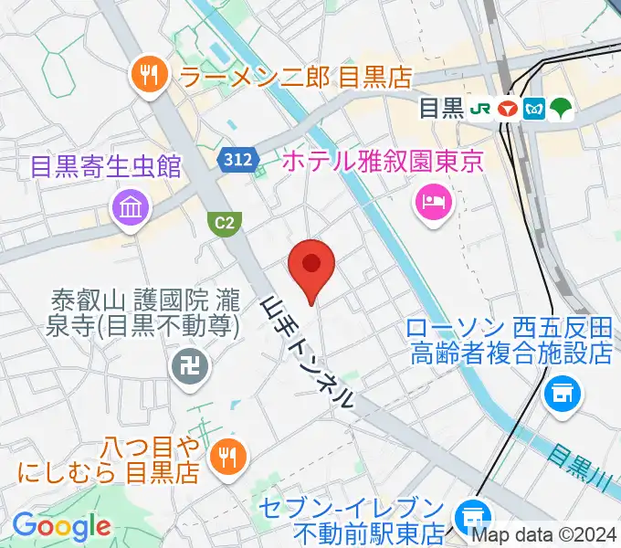 いろはスタジオの地図