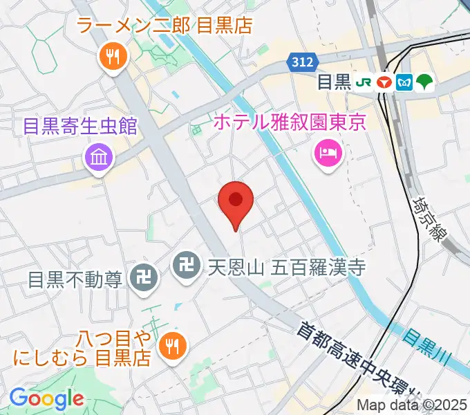 いろはスタジオの地図