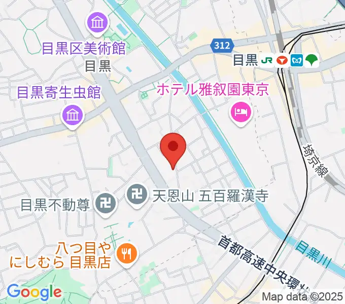 いろはスタジオの地図
