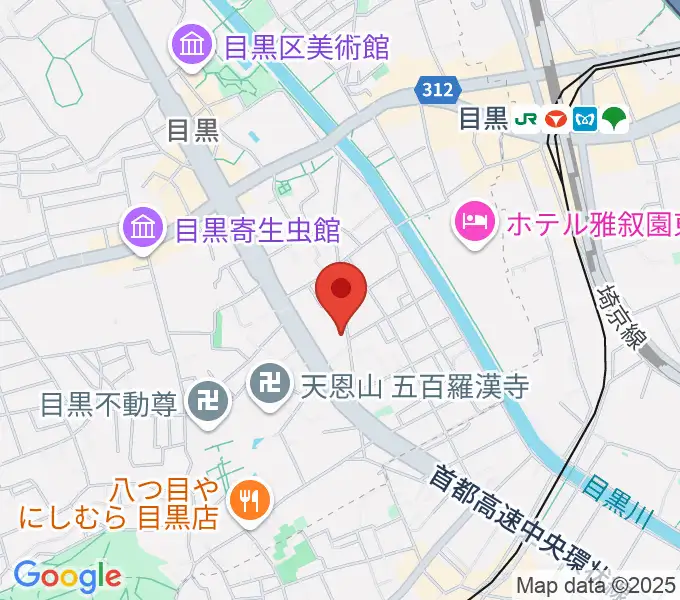 いろはスタジオの地図