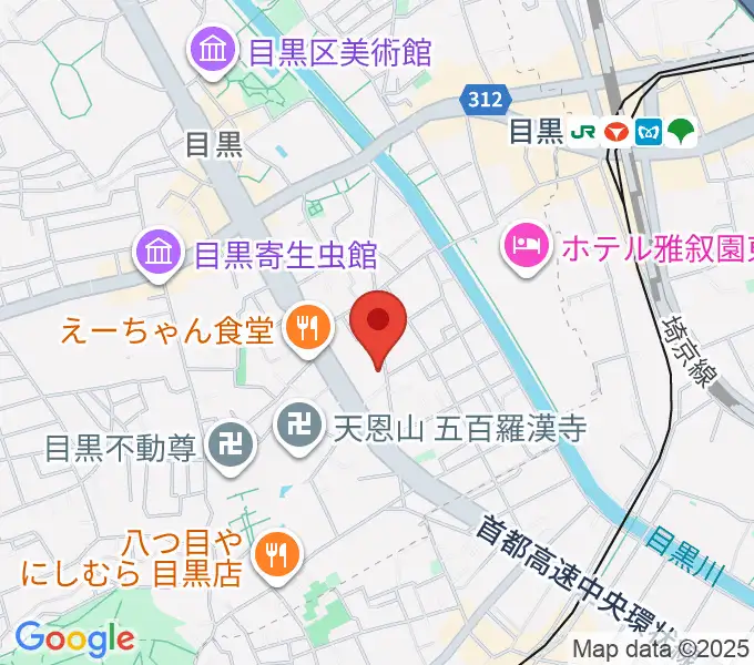いろはスタジオの地図