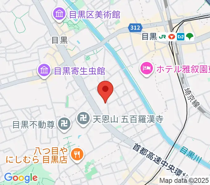 いろはスタジオの地図