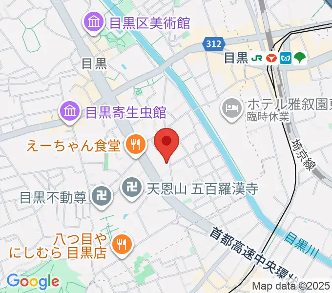 いろはスタジオの地図