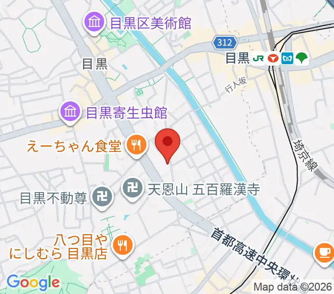 いろはスタジオの地図