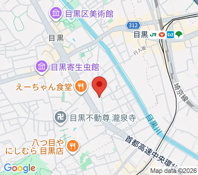 いろはスタジオの地図