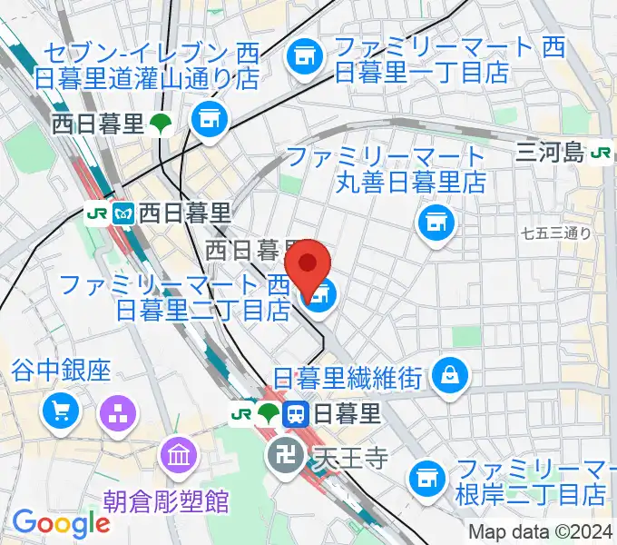 クレシェンドスタジオの地図