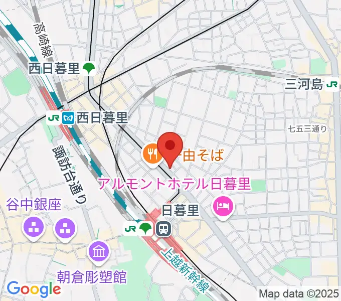 クレシェンドスタジオの地図