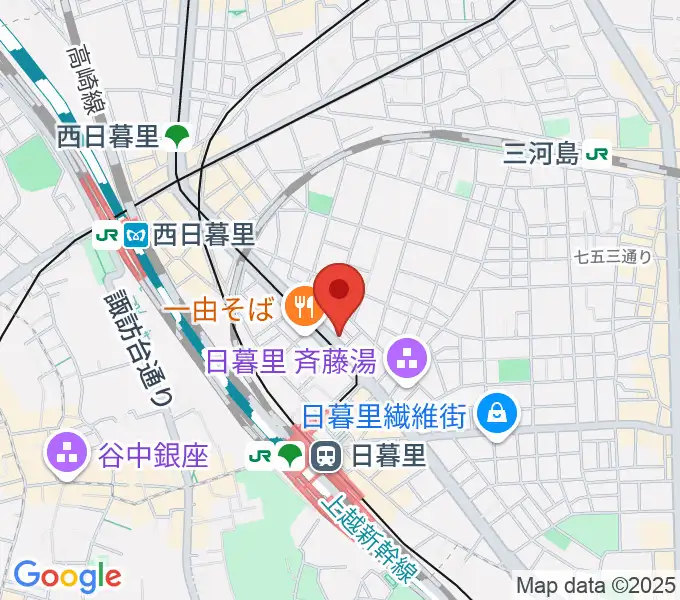 クレシェンドスタジオの地図