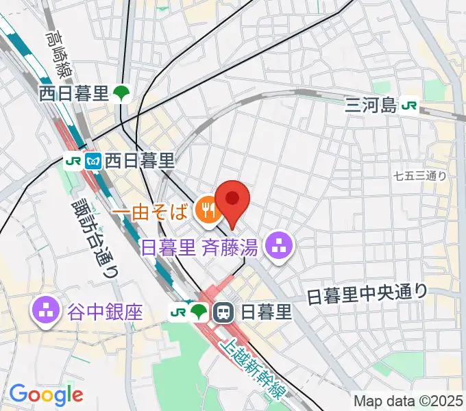 クレシェンドスタジオの地図