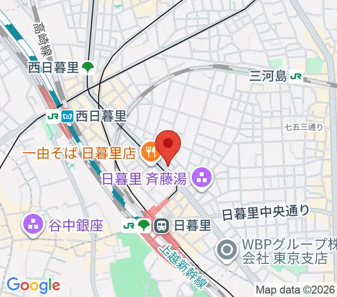 クレシェンドスタジオの地図