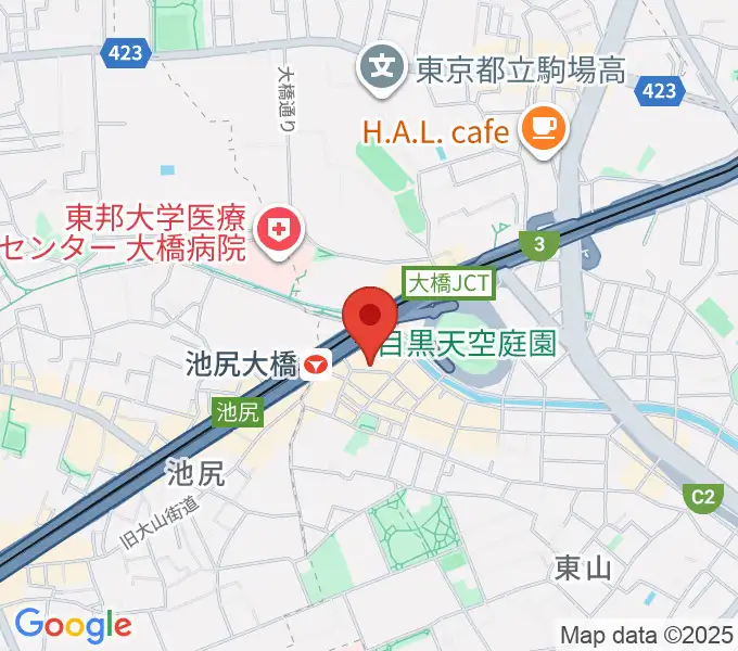 プライムサウンドスタジオ フォームの地図