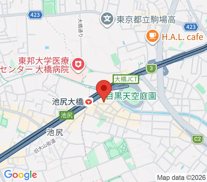 プライムサウンドスタジオ フォームの地図