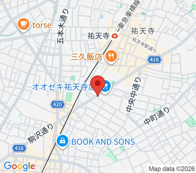 STUDIO MECHの地図