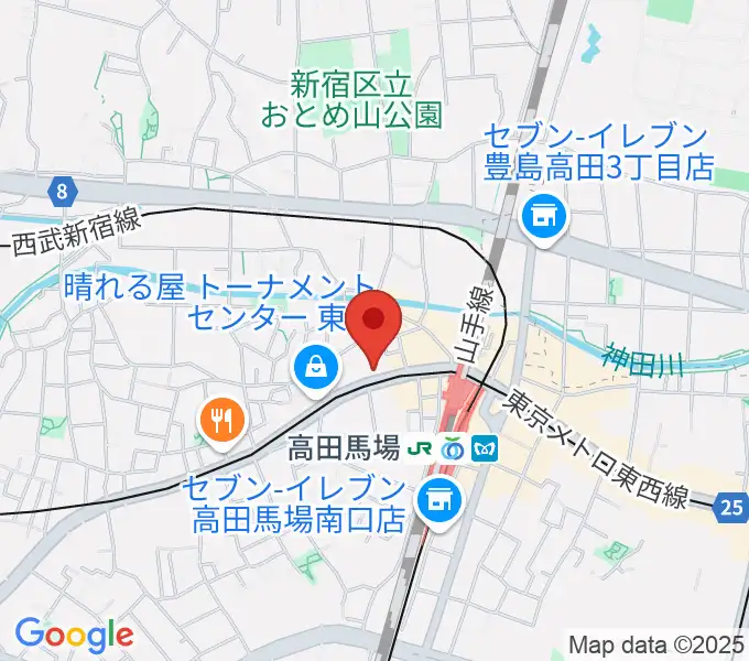 バズーカスタジオの地図