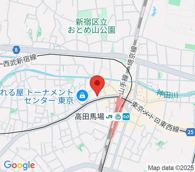 バズーカスタジオの地図