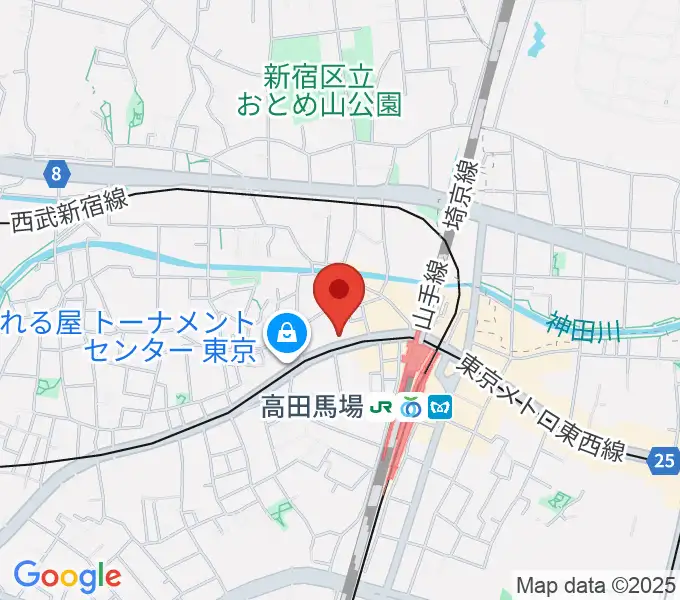 バズーカスタジオの地図