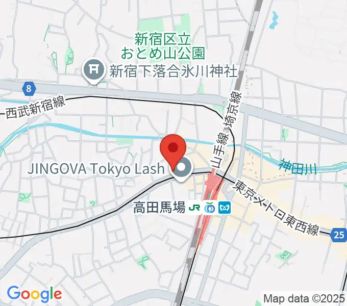 バズーカスタジオの地図